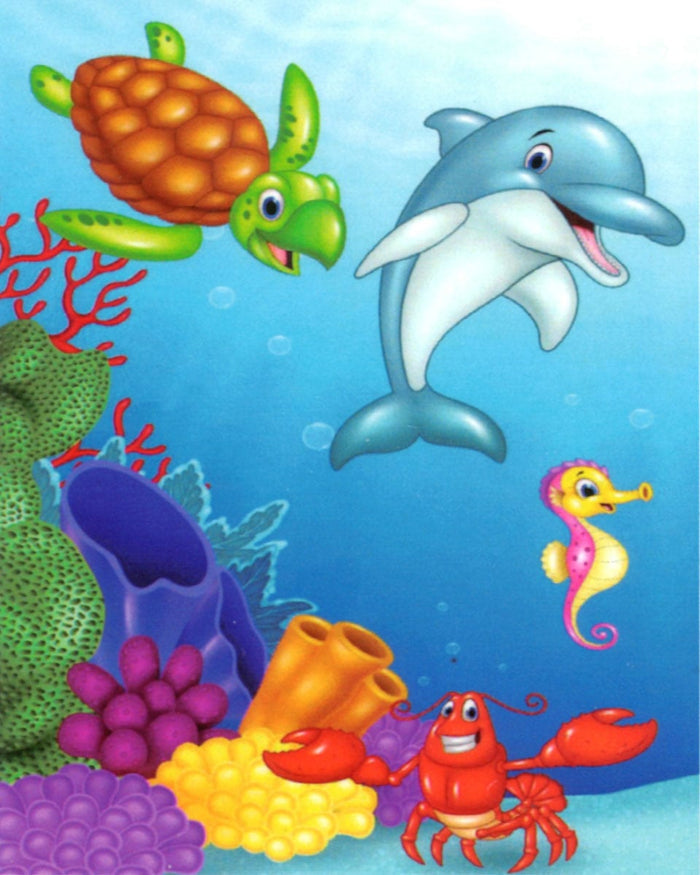Παιδική Μοκέτα Seabed σε 3 Διαστάσεις-133x190cm