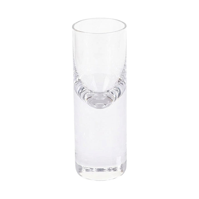 Set Of 2 Mouth Blown Crystal Long Shot Glasses