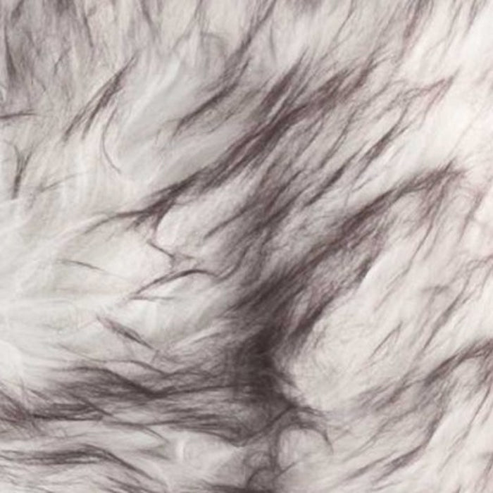 Set of Two 12" X 20" Chocolate Faux Fur Throw Pillow