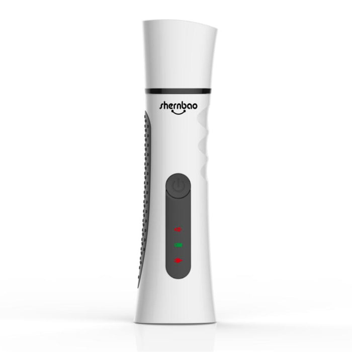 White Shernbao cordless pet nail grinder, front view