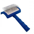 Show Tech Slicker Brush with long soft pins and blue ergonomic handle