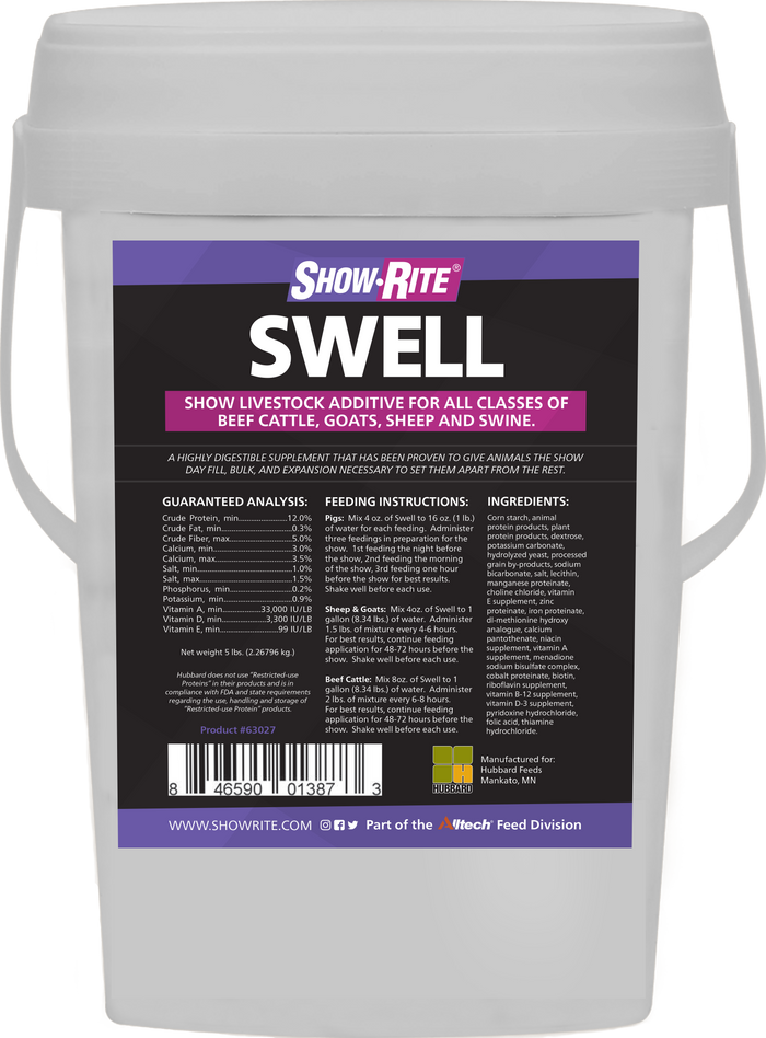 ShowRite Swell Pail 5 lb. (Call to Special Order)