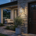 Silver And Clear Seeded Dimmable Outdoor Hanging Light With Silver And Clear Shades
