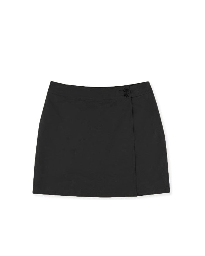 Γυναικείο Skort με Κουμπιά Basic Line σε 3 Αποχρώσεις