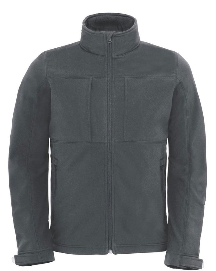 Ανδρικό Αδιάβροχο Μπουφάν Softshell με Κουκούλα σε 4 Αποχρώσεις-Ανθρακί-Small