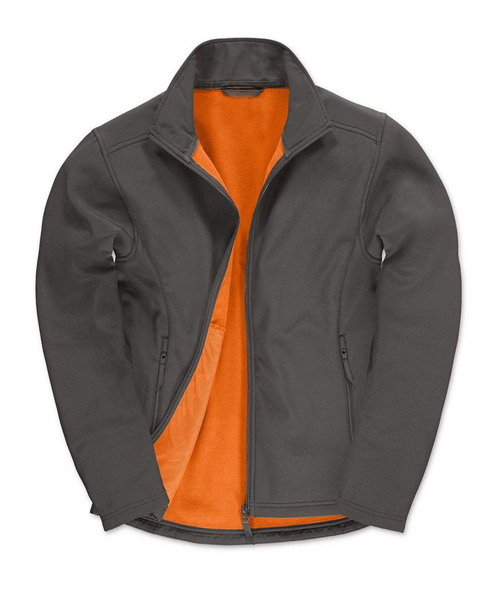 Ανδρικό Αδιάβροχο Μπουφάν Softshell Basic Line σε 6 Αποχρώσεις-Ανθρακί-Small