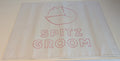 White Spitz Groom grooming mat with pink fox logo