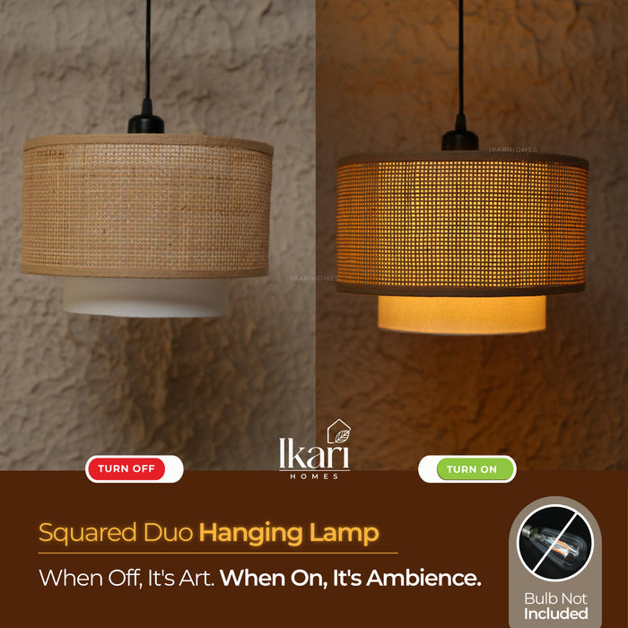 Squared Duo Hanging Lamp 12 INCH