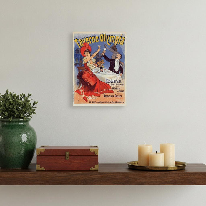 Taverne Olympia French Restaurant Unframed Print Wall Art