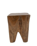 Σκαμπώ Teak Lot 27x27x43cm