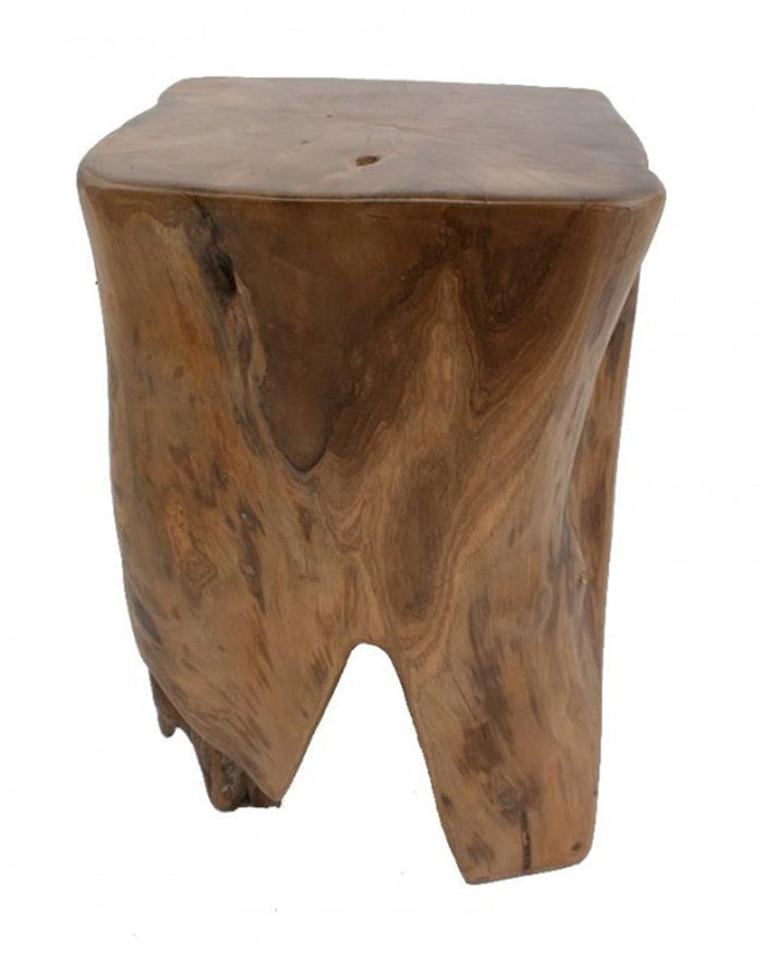 Σκαμπώ Teak Lot 27x27x43cm