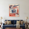 The Houdini's Metamorphosis Vintage Magic Unframed Print Wall Art