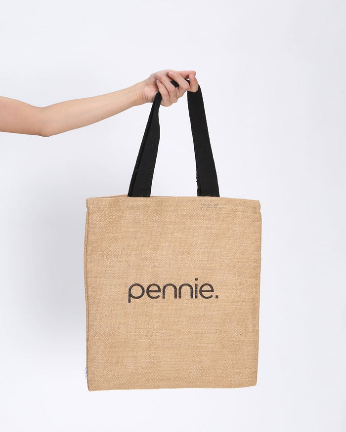 Οικολογική Tote Bag Φυσική Γιούτα Anabella