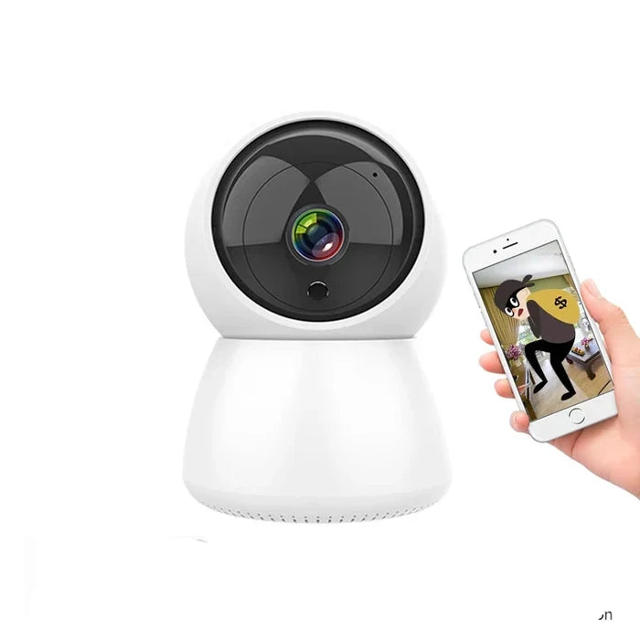 Shop for better home protection today with a Tuya WiFi Indoor Camera offering 2MP HD video & 15m IR night vision for added security.
