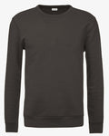 Unisex Βαμβακερό Φούτερ με Λαιμόκοψη Basic Line 5 Αποχρώσεις-Ανθρακί-X Small