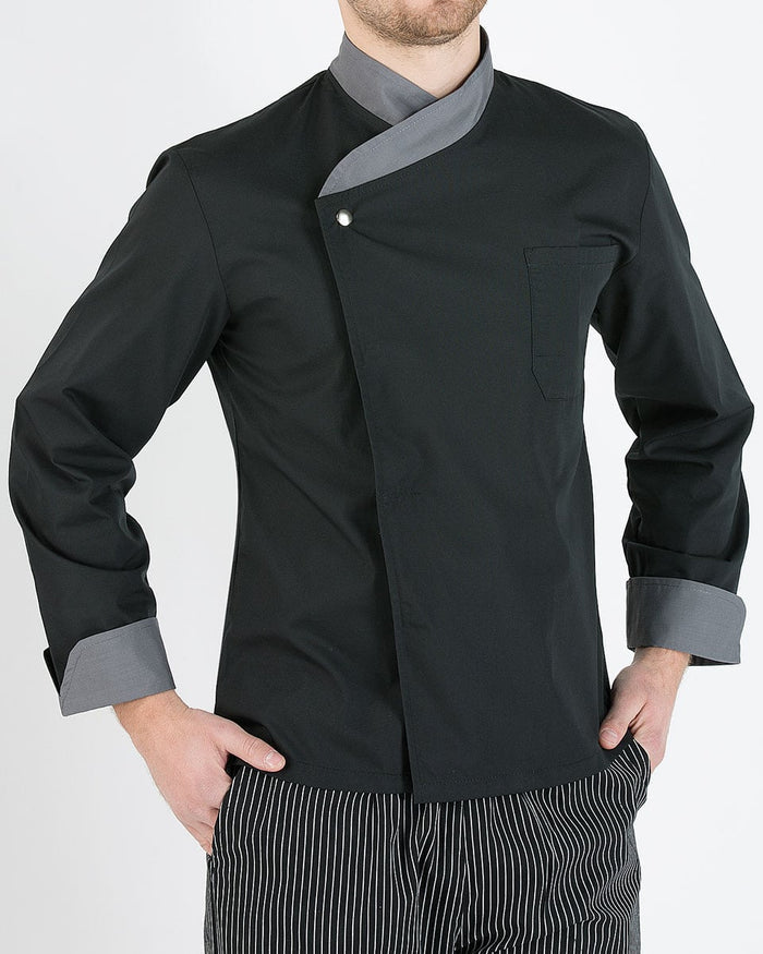 Unisex Δίχρωμο Σακάκι Μάγειρα Cuisine σε 4 Αποχρώσεις