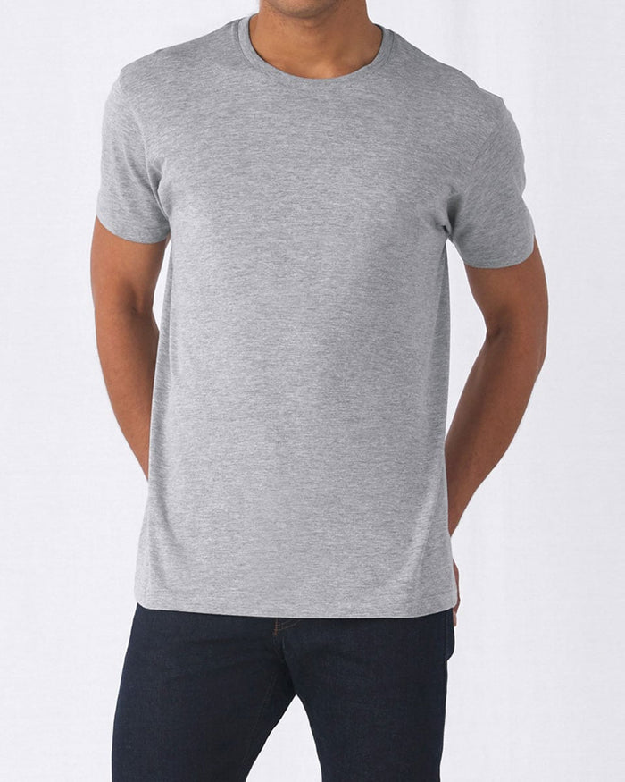 Unisex Βαμβακερή Κοντομάνικη Μπλούζα T-Shirt Basic Line 5 Αποχρώσεις
