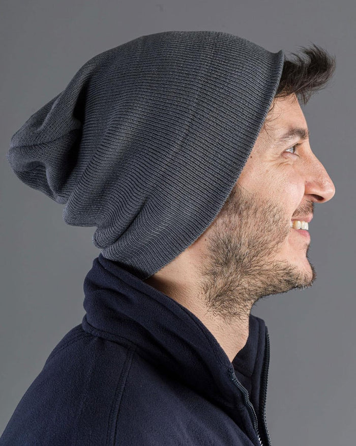 Unisex Πλεκτό Σκουφάκι Beanie Basic Line σε 5 Αποχρώσεις-Ανθρακί