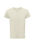 Unisex Natural Βαμβακερή Κοντομάνικη Μπλούζα T-Shirt Basic Line-Medium