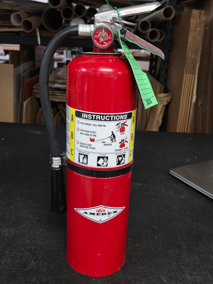 Unused Amerex B456 10 lb. Dry Chemical ABC Fire Extinguisher