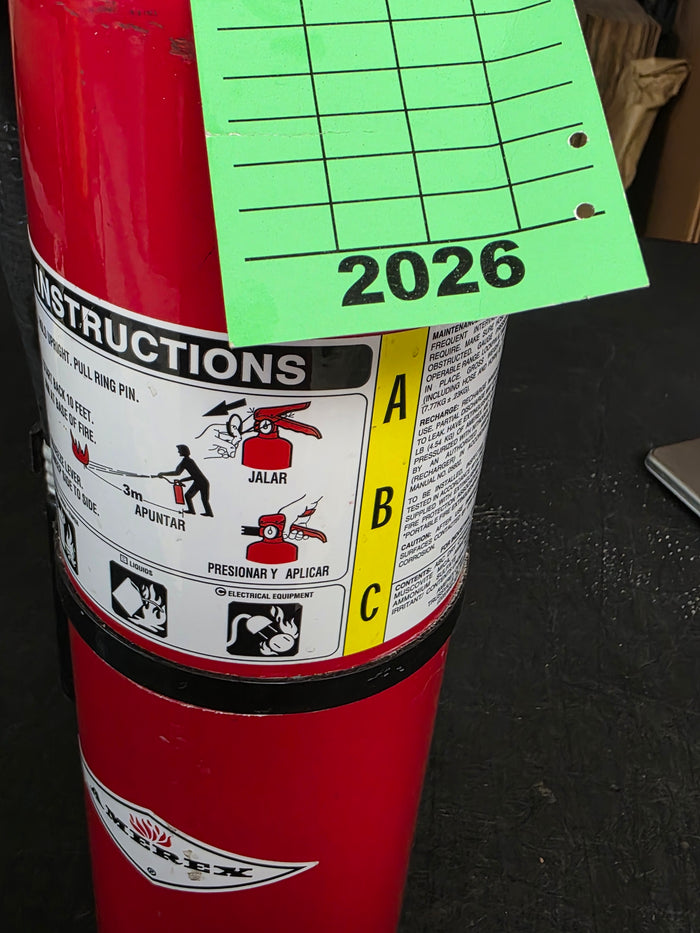 Unused Amerex B456 10 lb. Dry Chemical ABC Fire Extinguisher