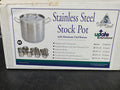Unused Super Steel SPS-08 Stainless Steel 8 Qt Stock Pot w/Cover - TH3