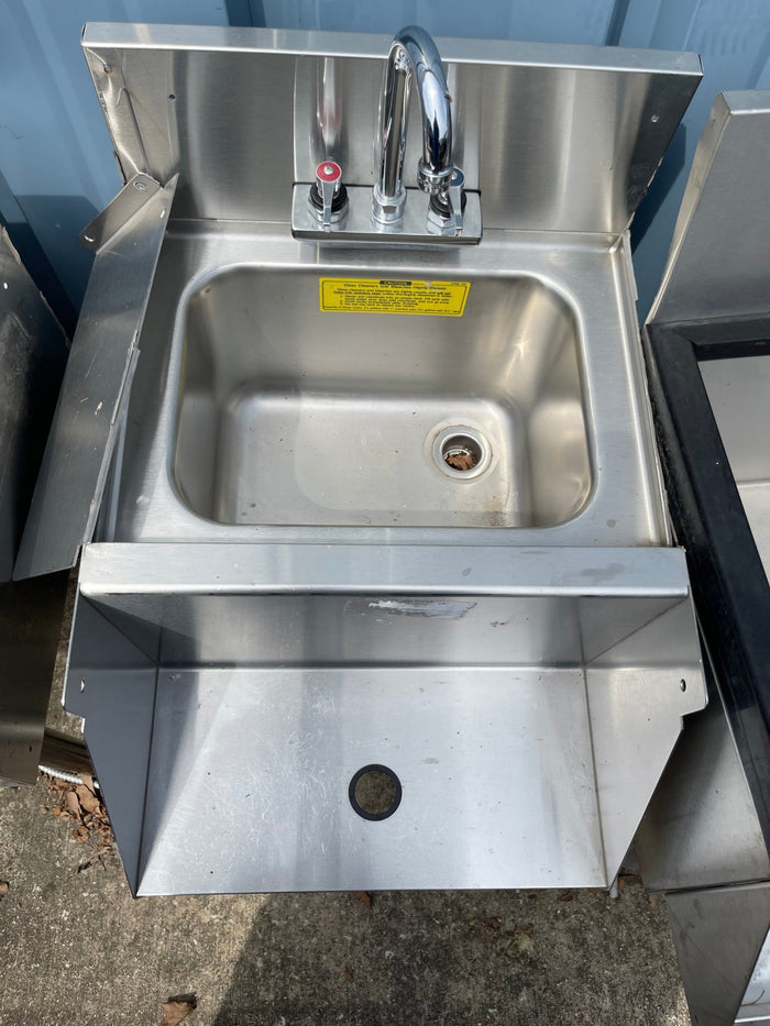 Used 18" Stainless Steel Blender Station with Sink - SS103 - Falcon Restaurant Supply - 2