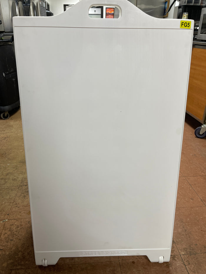 Used 24" X 36" M&T SignPro A Frame Folding Double Sided Sidewalk Sign - FG5