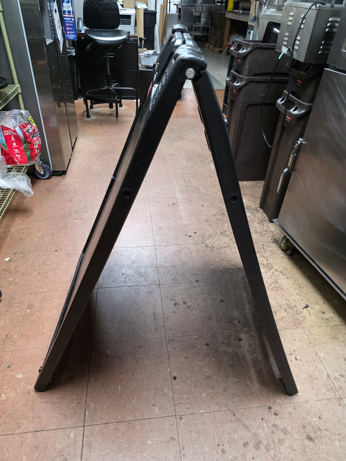 Used 24" X 36" Signicade Deluxe A Frame Folding Double Sided Sidewalk Sign - FG9