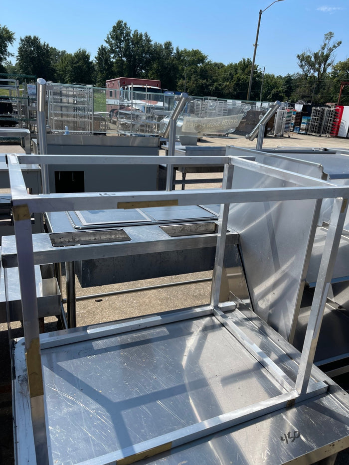 Used 27" Aluminum Table Frame - SS152 - Falcon Restaurant Supply - 1