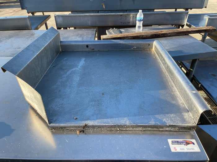 Used 30"X30" Stainless Sink Drainboard - SS332 - Falcon Restaurant Supply - 1