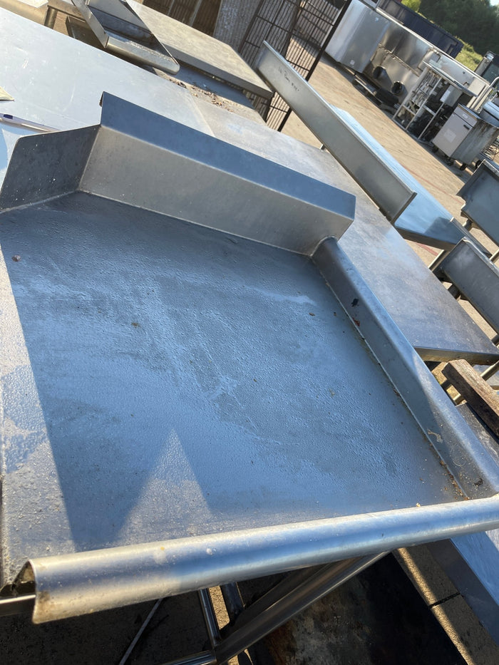 Used 30"X30" Stainless Sink Drainboard - SS332 - Falcon Restaurant Supply - 2