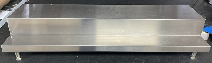 Used 42"X 16" Stainless Countertop Liquor Bottle Display Riser - SS359 -SB2