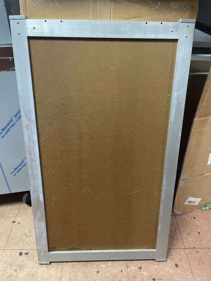 Used 48" x 24" x 1" Chalkboard Aluminum Framed Menu Board - COZ - Falcon Restaurant Supply - 2