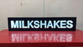 Used 50"x 10.25" Light Up Milkshakes Sign 115V - FG - Falcon Restaurant Supply - 1