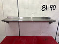 Used 54" X 12" Stainless Steel Shelf - Falcon Restaurant Supply - 1