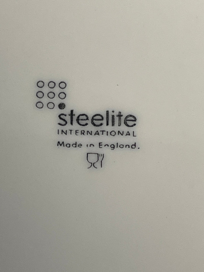 Used 6 - 1/4" Steelite Ambassador Burgundy China Plates Case of 36 - Falcon Restaurant Supply - 3