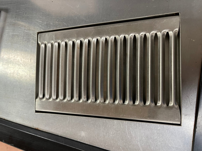 Used 8"X 5" Stainless Steel Drip Tray - Falcon Restaurant Supply - 1