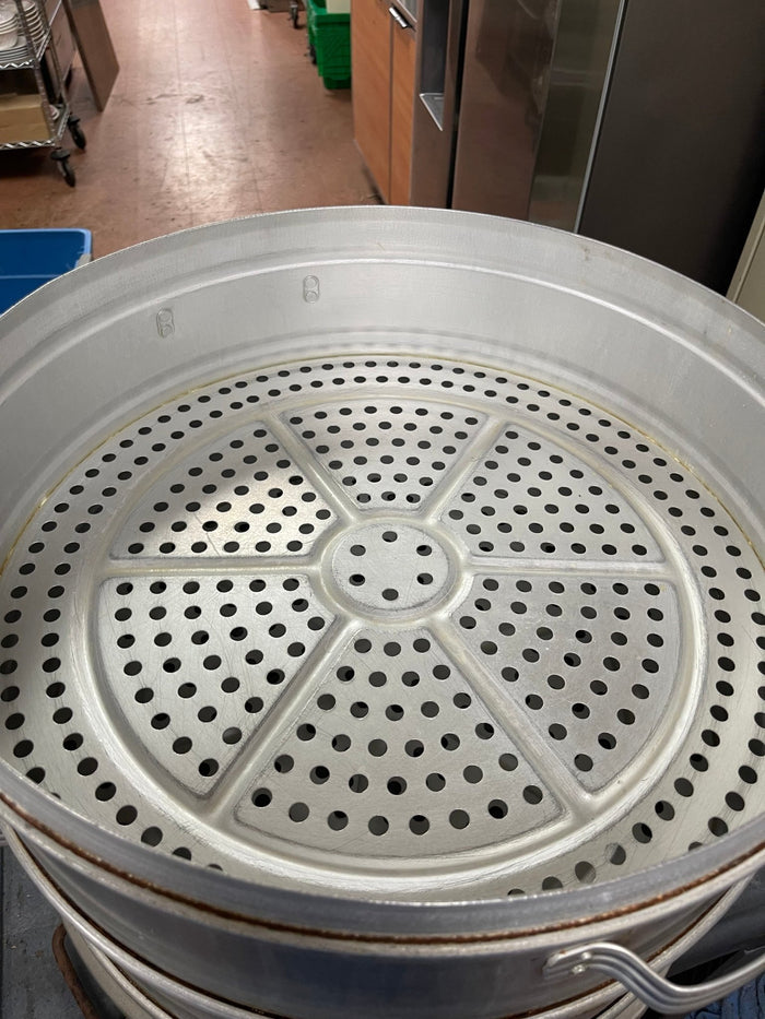 Used Aluminum Round Chinese Steamer 22" Diameter - Falcon Restaurant Supply - 3