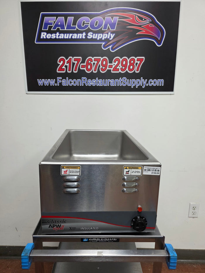 Used APW Wyott W-3VI Countertop Insulated Wet Full Size Pan Food Warmer 120V