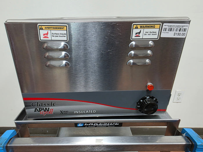 Used APW Wyott W-3VI Countertop Insulated Wet Full Size Pan Food Warmer 120V