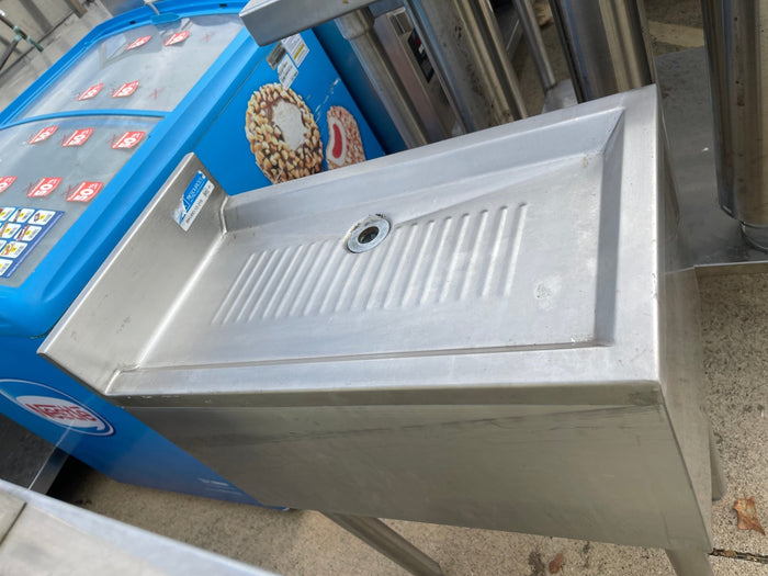 Used BK Resources BKUBD - 12 - 21S Stainless Steel Underbar Drainboard - SS276 - Falcon Restaurant Supply - 2