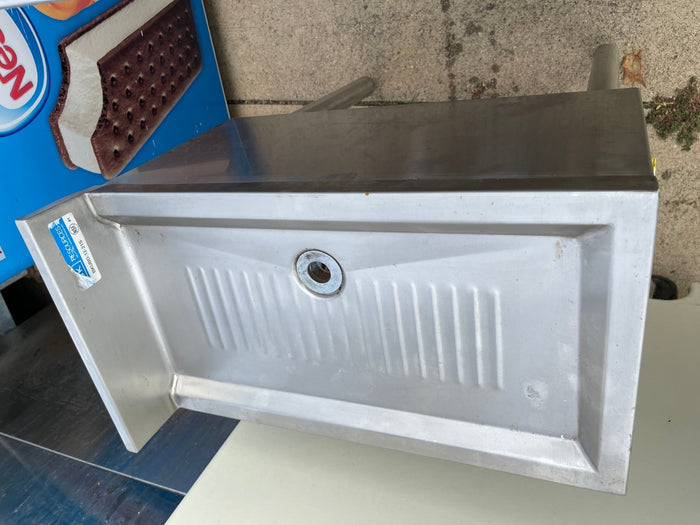 Used BK Resources BKUBD - 12 - 21S Stainless Steel Underbar Drainboard - SS276 - Falcon Restaurant Supply - 3