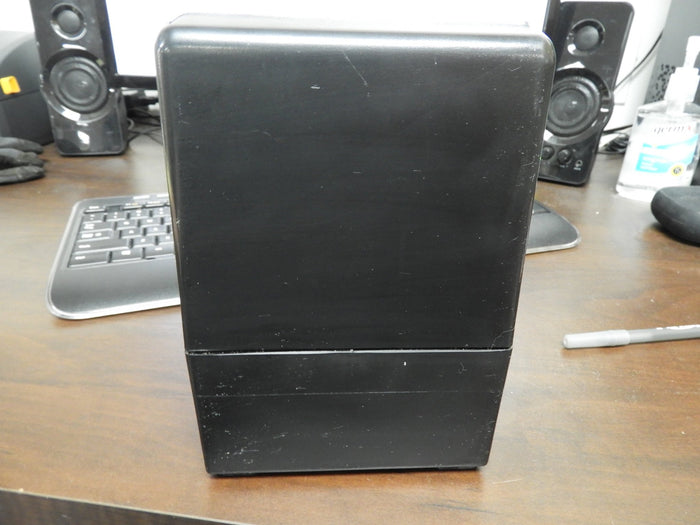 Used Black Plastic Dinning Table Tall Fold Dual Side Napkin Dispenser - Falcon Restaurant Supply - 3