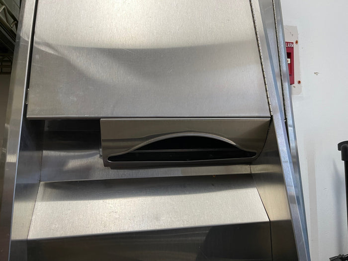 Used Bobrick ClassicSeries Recessed Convertible Folded Paper Towel Dispenser/Receptacle - Falcon Restaurant Supply - 4