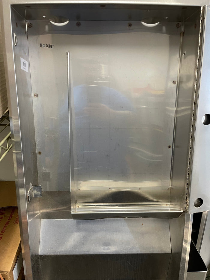 Used Bobrick ClassicSeries Recessed Convertible Folded Paper Towel Dispenser/Receptacle - Falcon Restaurant Supply - 5