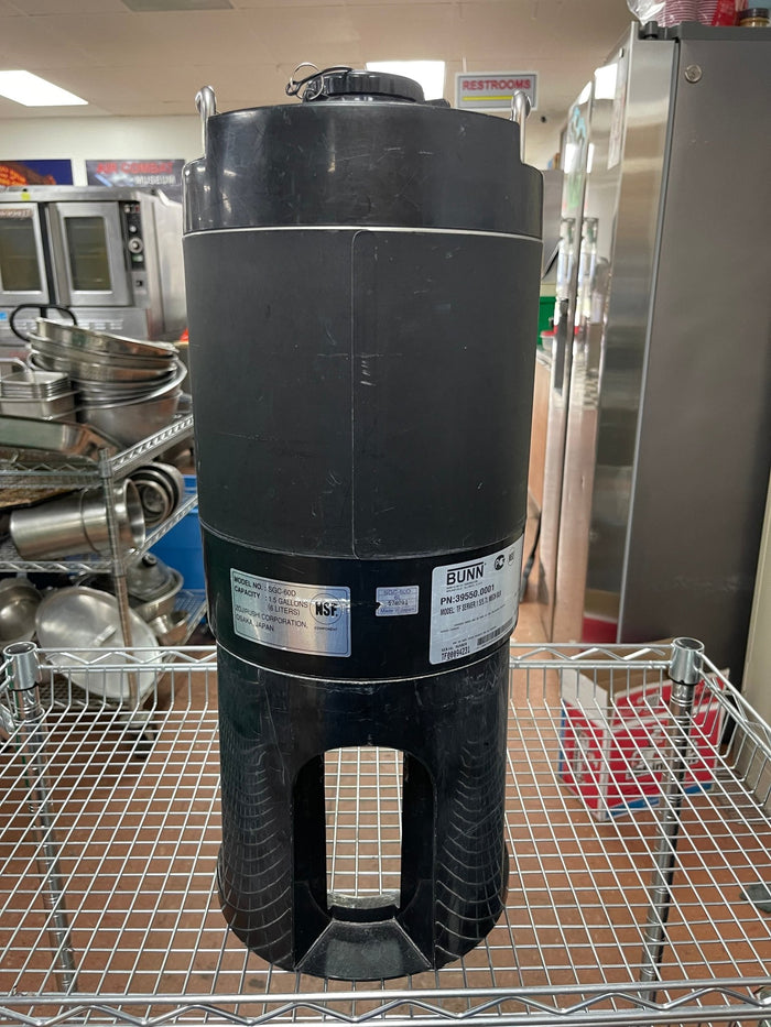 Used Bunn 1.5 Gallon Thermofresh Coffee Server Dispenser Black 39550.0001 - Falcon Restaurant Supply - 3