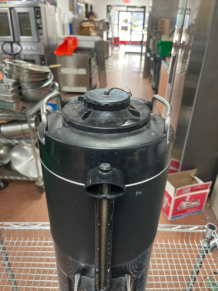Used Bunn 1.5 Gallon Thermofresh Coffee Server Dispenser Black 39550.0001 - Falcon Restaurant Supply - 6