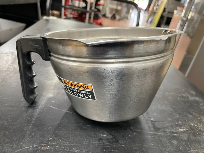 Used Bunn 20201.1201 Stainless Steel Coffee Funnel for Single, Dual, and Soft Heat Brewers - Falcon Restaurant Supply - 1