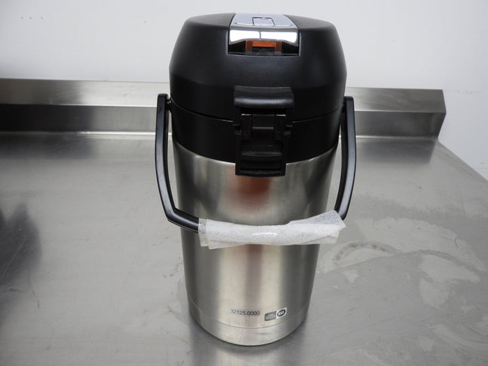 Used Bunn 2.5 Liter Stainless Steel Lined Lever Action Coffee Airpot 32125.0000 - Falcon Restaurant Supply - 5